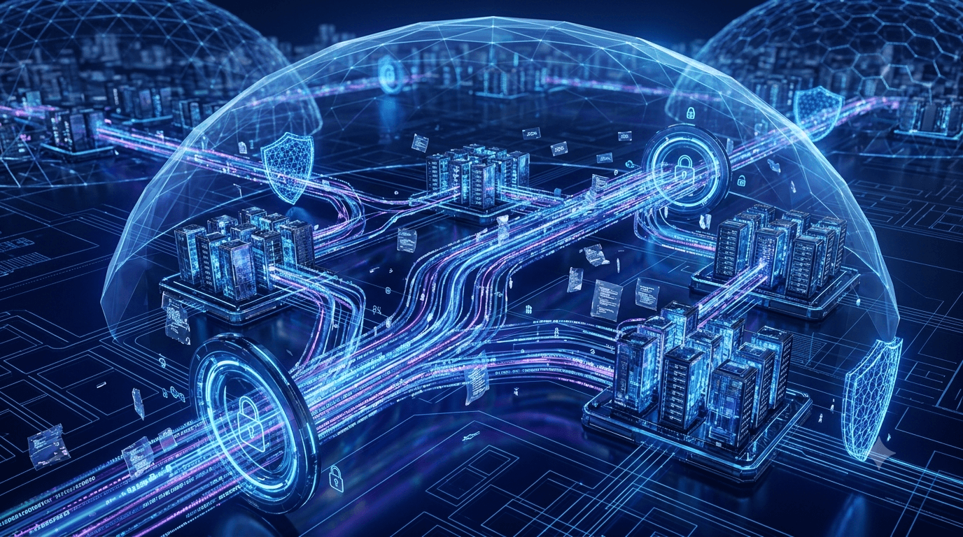 API Development & Integration Architectural Overview Illustration