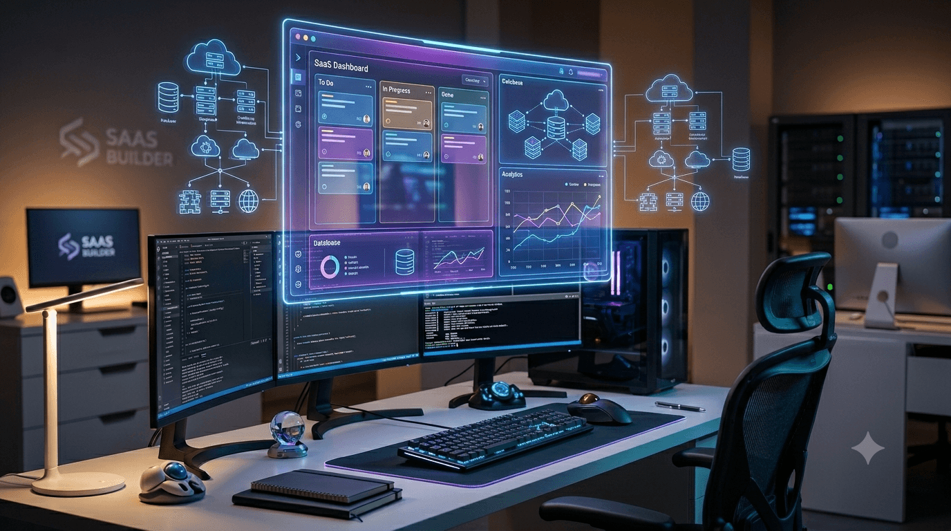 Custom Web Applications Architectural Overview Illustration